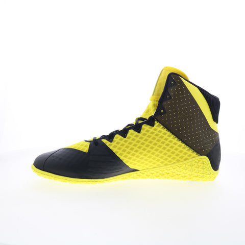 Adidas Mat Wizard 4 AC8708 Mens Yellow Synthetic Athletic Wrestling Shoes