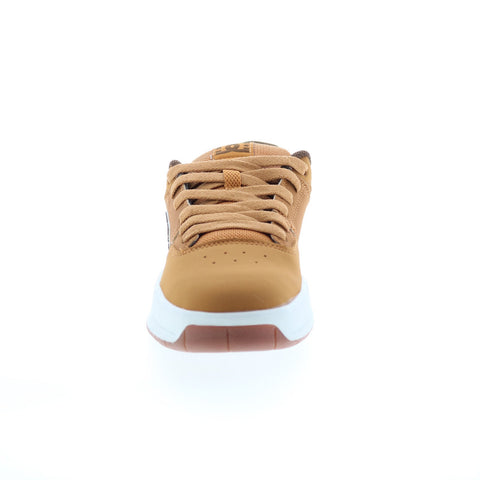 DC Central ADYS100551-WD4 Mens Brown Nubuck Skate Inspired Sneakers Shoes