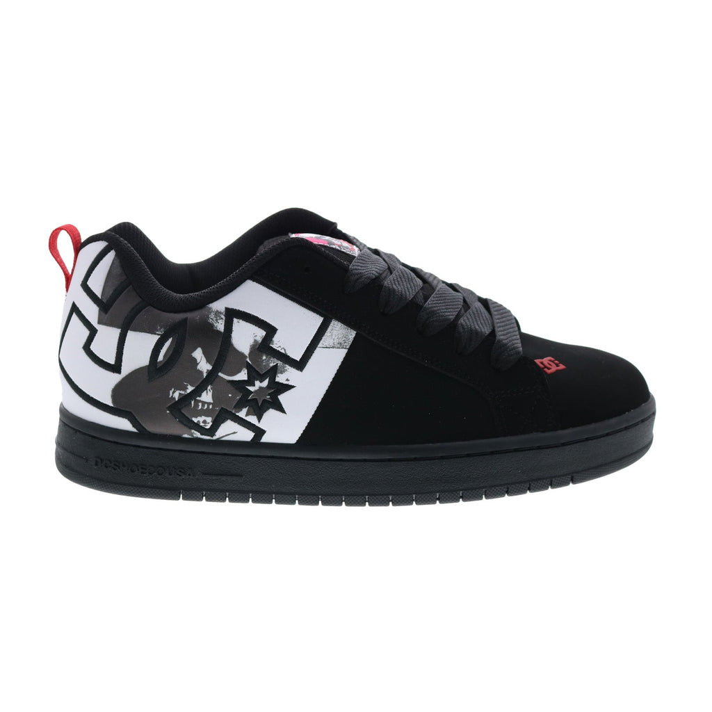 DC Men's Court Graffik Sq Skate Shoe - Lightweight Mesh, Pill Pattern Outsole, Cupsole Construction
