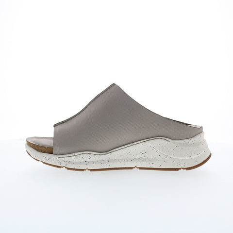 Bionica Oceana BI0025628 Womens Beige Leather Slip On Wedges Sandals Shoes