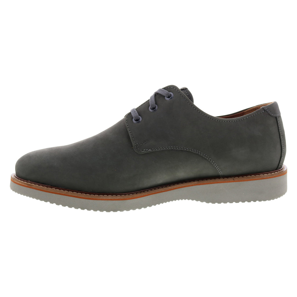 Dunham Clyde Plain Toe CH9102 Mens Gray Extra Wide Oxfords