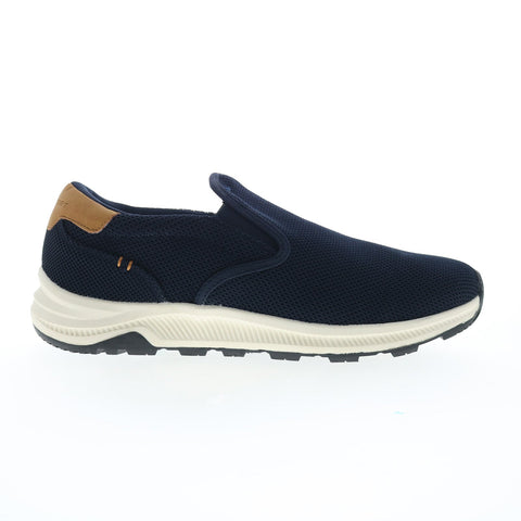 Rockport Fulton Slip On CJ1659 Mens Blue Canvas Lifestyle Sneakers Shoes