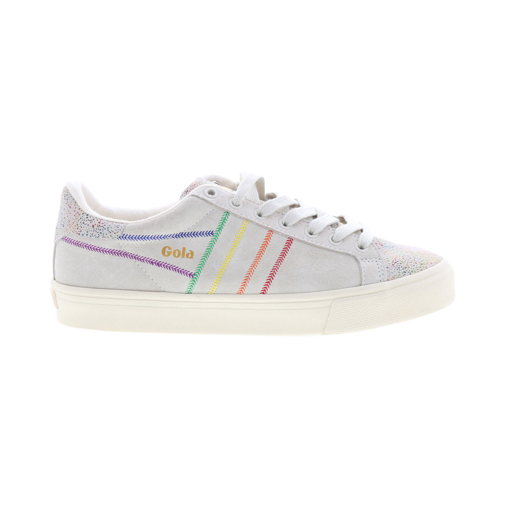 Gola Orchid II Rainbow CLB149 Womens Gray Suede Lifestyle Sneakers