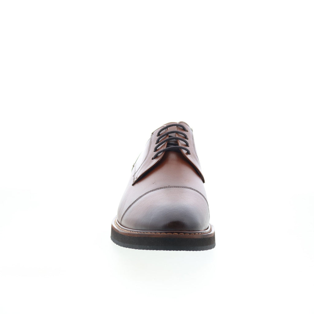 Studio Belvedere Dayton Mens Brown Leather Oxfords & Lace  display picture 2
