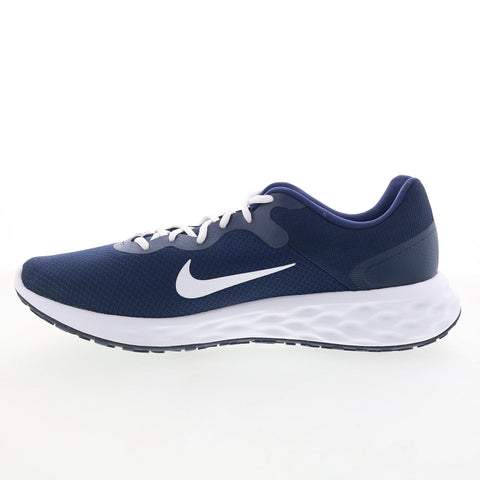 Nike Revolution 6 NN DC3728-401 Mens Blue Canvas Athletic Running Shoes