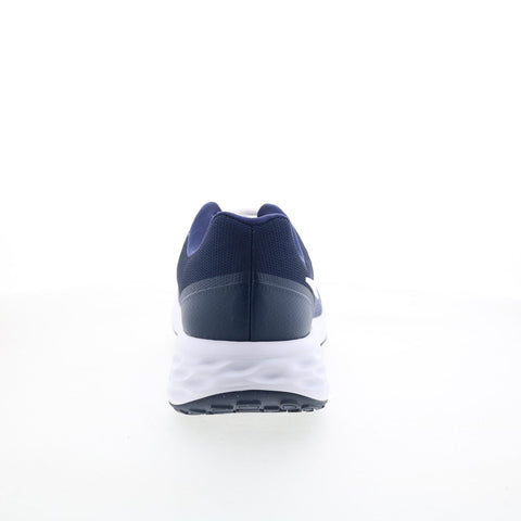 Nike Revolution 6 NN DC3728-401 Mens Blue Canvas Athletic Running Shoes