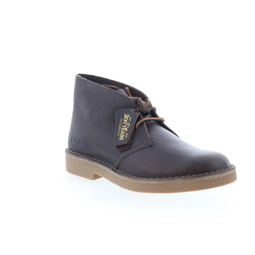 テラ26cm Clarks Desert Boot Evo 26183363 Mens Brown Leather Lace Up Desert