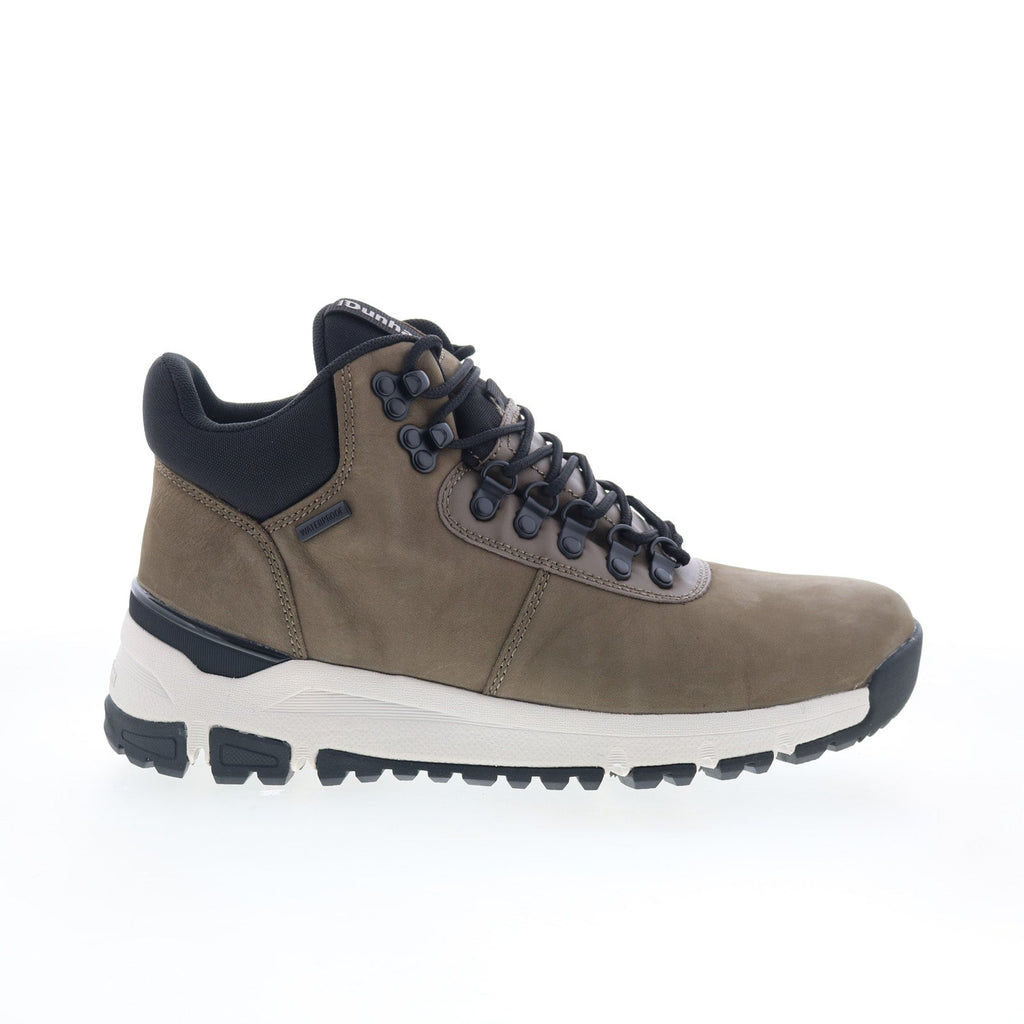 Dunham Alpine Waterproof Lace Up Mid Mens Green Casual Dress Boots