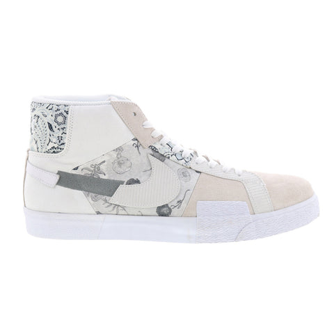 Nike SB Zoom Blazer Mid Premium DM0859-100 Mens Gray Skate Sneakers Shoes