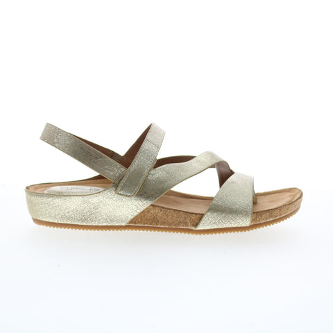 Eurosoft Gianetta ES0010253 Womens Gold Nubuck Strap Strap Sandals Shoes