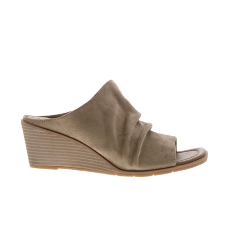Eurosoft by Sofft Gilby ES0035205 Womens Brown Suede Wedges Sandals Shoes