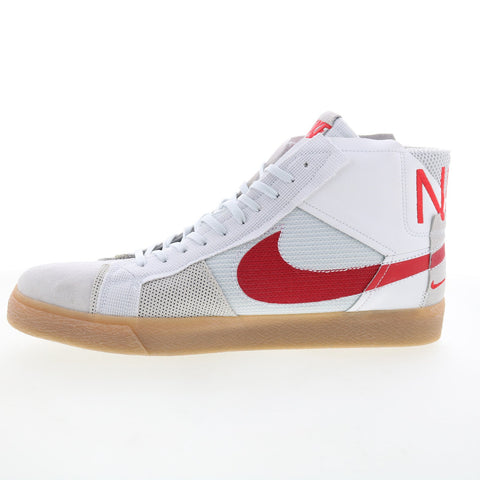 Nike SB Zoom Blazer Mid Premium FD5113-100 Mens White Skate Sneakers Shoes