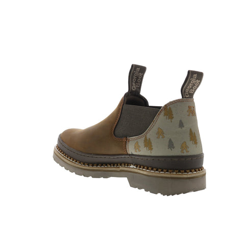 Georgia Sasquatch Romeo GB00611 Mens Brown Wide Leather Chelsea Boots