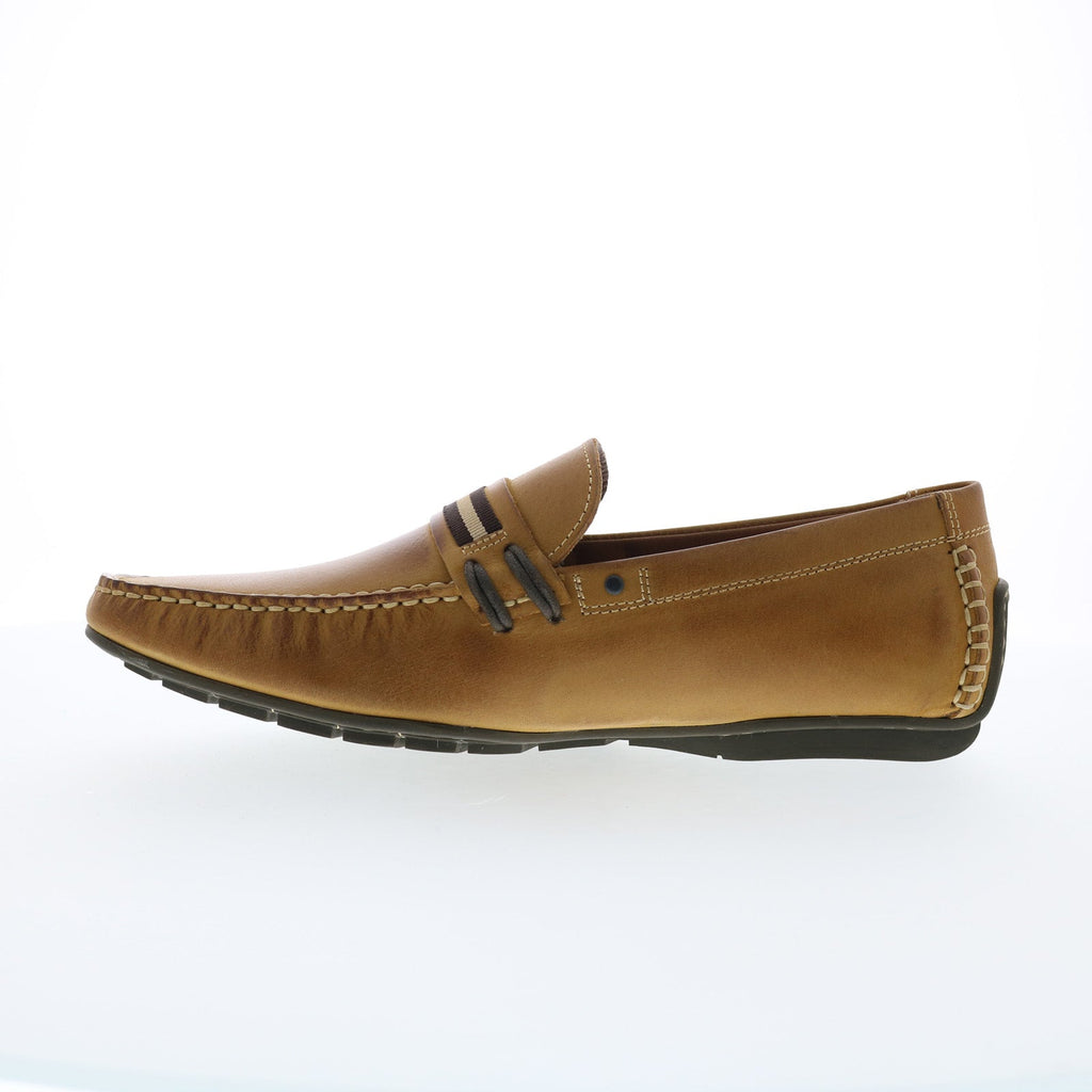 Steve‎ Madden Men\'s Grab Brown Leather Slip-On Driving Loafers Moccasin Size 7 QUINCEY Brown Leather Slip-On Men main image 2