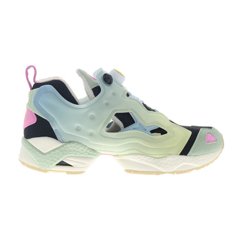 Reebok Instapump Fury 95 Smiley Mens Green Canvas Lifestyle Sneakers Shoes