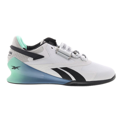 Reebok Legacy Lifter II Mens White Synthetic Athletic Weightlifting Shoes