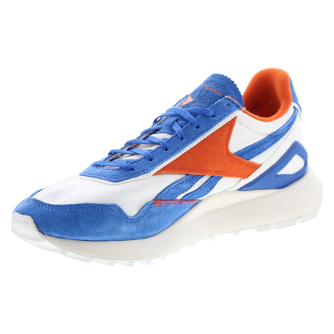 Reebok Classic Leather Legacy AZ Mens White Suede Lifestyle Sneakers Shoes