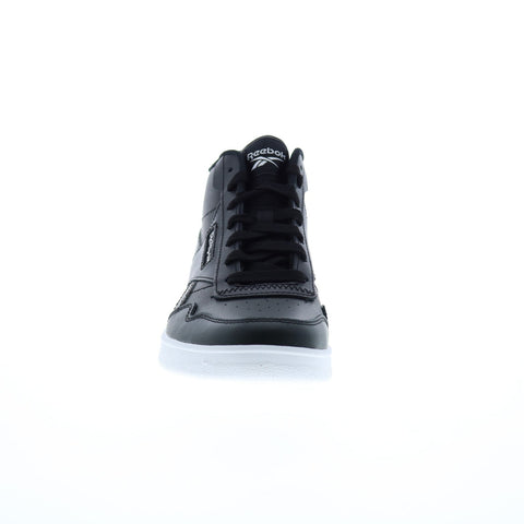 Reebok Club High Top Womens Black Leather Lifestyle Sneakers Shoes