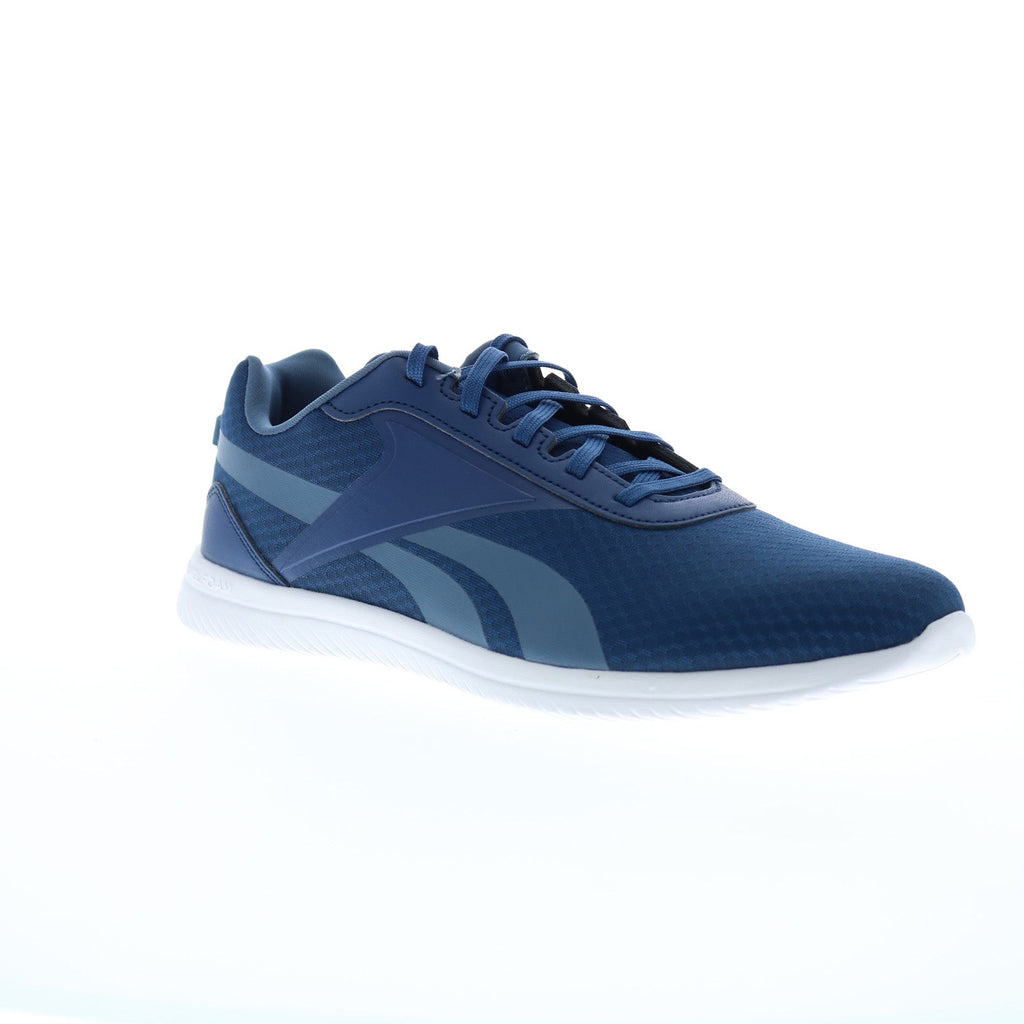 Reebok Stridium Mens Blue Canvas Lifestyle Sneakers Shoes