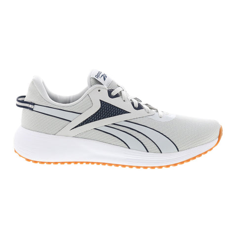 Reebok Lite Plus 3.0 Mens Gray Canvas Lace Up Athletic Running Shoes
