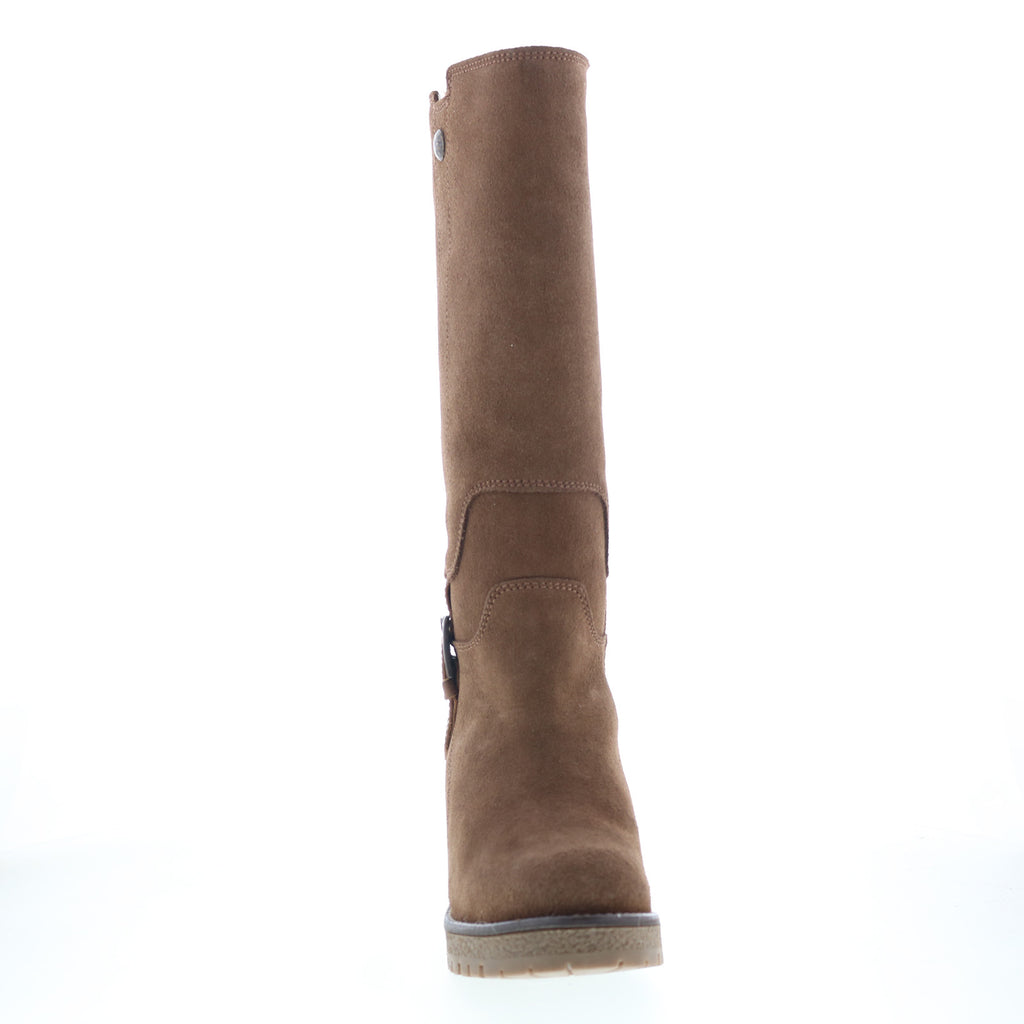 Bos. & Co. Major Womens Brown Suede Zipper Casual Dress Boots