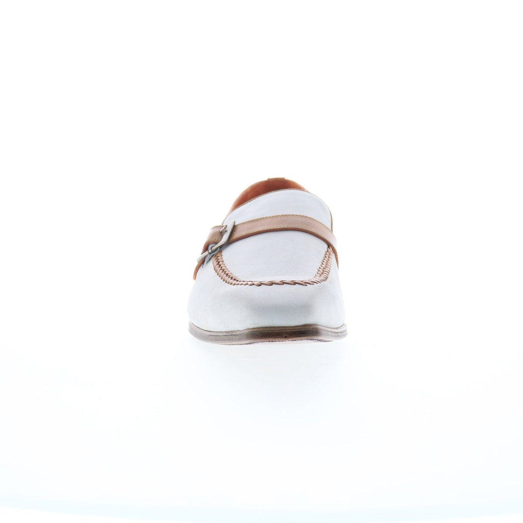 Mezlan Mez164 Mens White Leather Loafers & Slip Ons Casual  display picture 3
