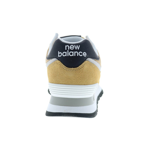 New Balance 574 Rugged ML574DBF Mens Beige Suede Lifestyle Sneakers Shoes