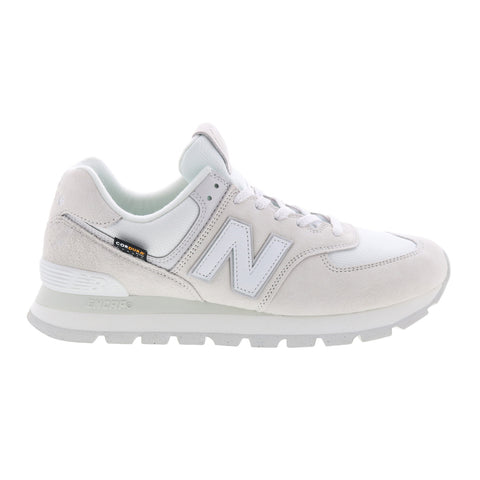 New Balance 574 ML574DI2 Mens Gray Suede Lace Up Lifestyle Sneakers Shoes