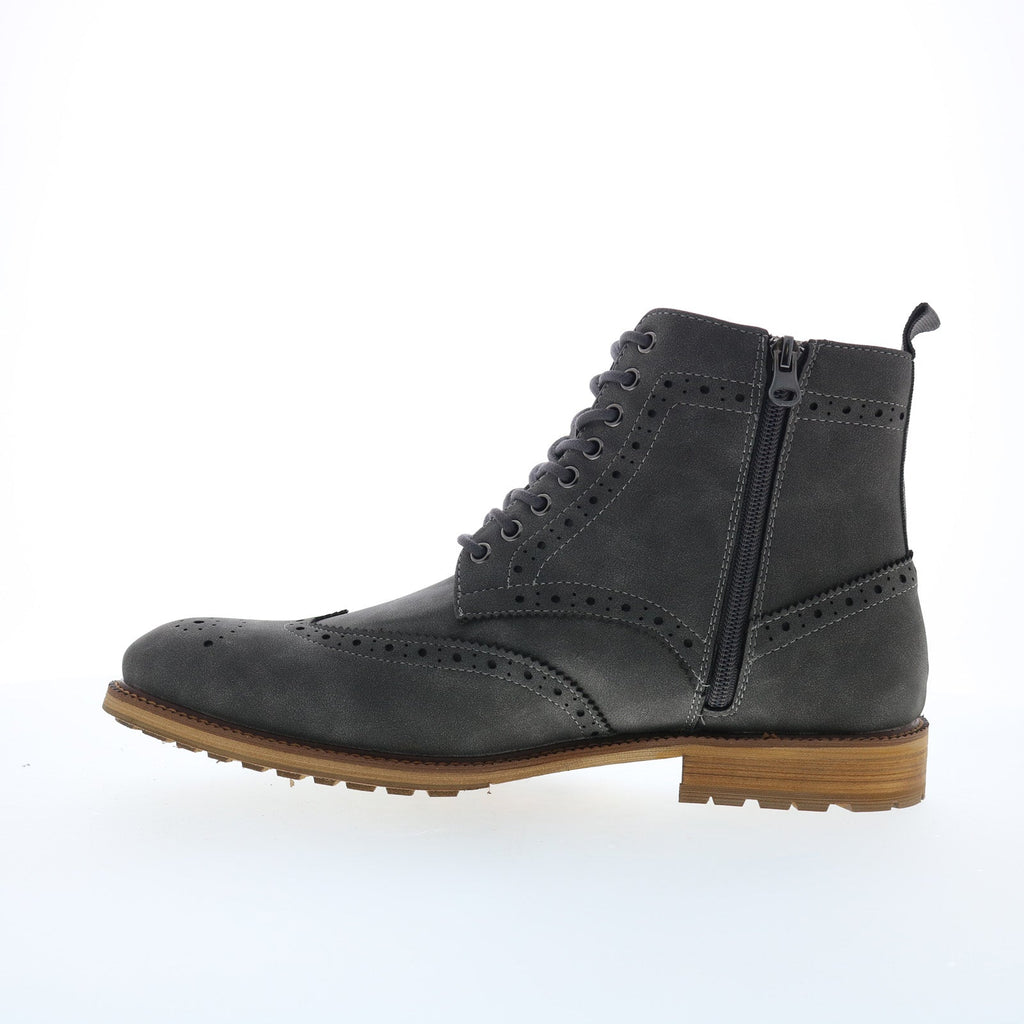 New WOB Steve Madden M-Ryland Mens Brown Synthetic LaceUp Casual Dress Boots 9.5 Steve Madden Men main image 3