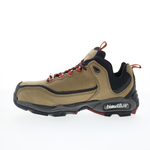 Nautilus Specialty ESD Steel Toe SD10 Mens Brown Extra Wide 4E Work Shoes