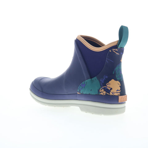 Muck Originals Ankle Waterproof OAW5FLR Womens Blue Synthetic Casual Boots