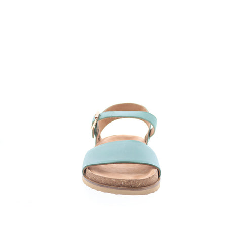 Softwalk Upland S2419-373 Womens Green Wide Leather Strap Sandals Shoes