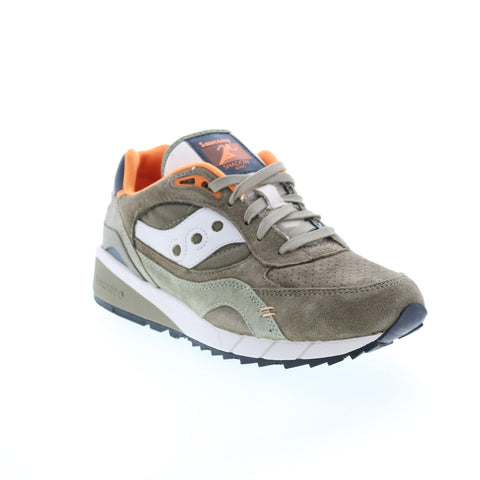 Saucony Shadow 6000 S70587-1 Mens Gray Suede Lifestyle Sneakers Shoes