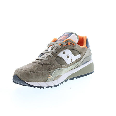 Saucony Shadow 6000 S70587-1 Mens Gray Suede Lifestyle Sneakers Shoes