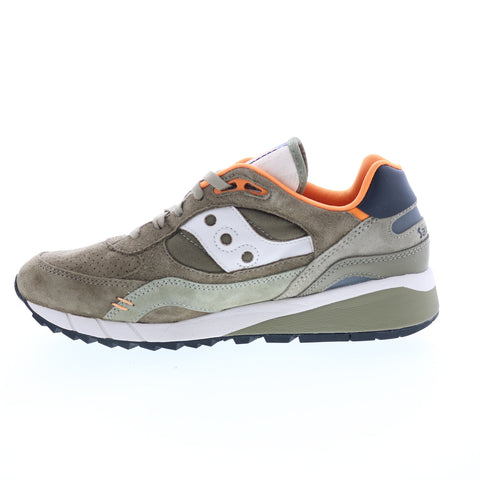Saucony Shadow 6000 S70587-1 Mens Gray Suede Lifestyle Sneakers Shoes