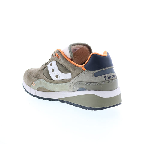 Saucony Shadow 6000 S70587-1 Mens Gray Suede Lifestyle Sneakers Shoes