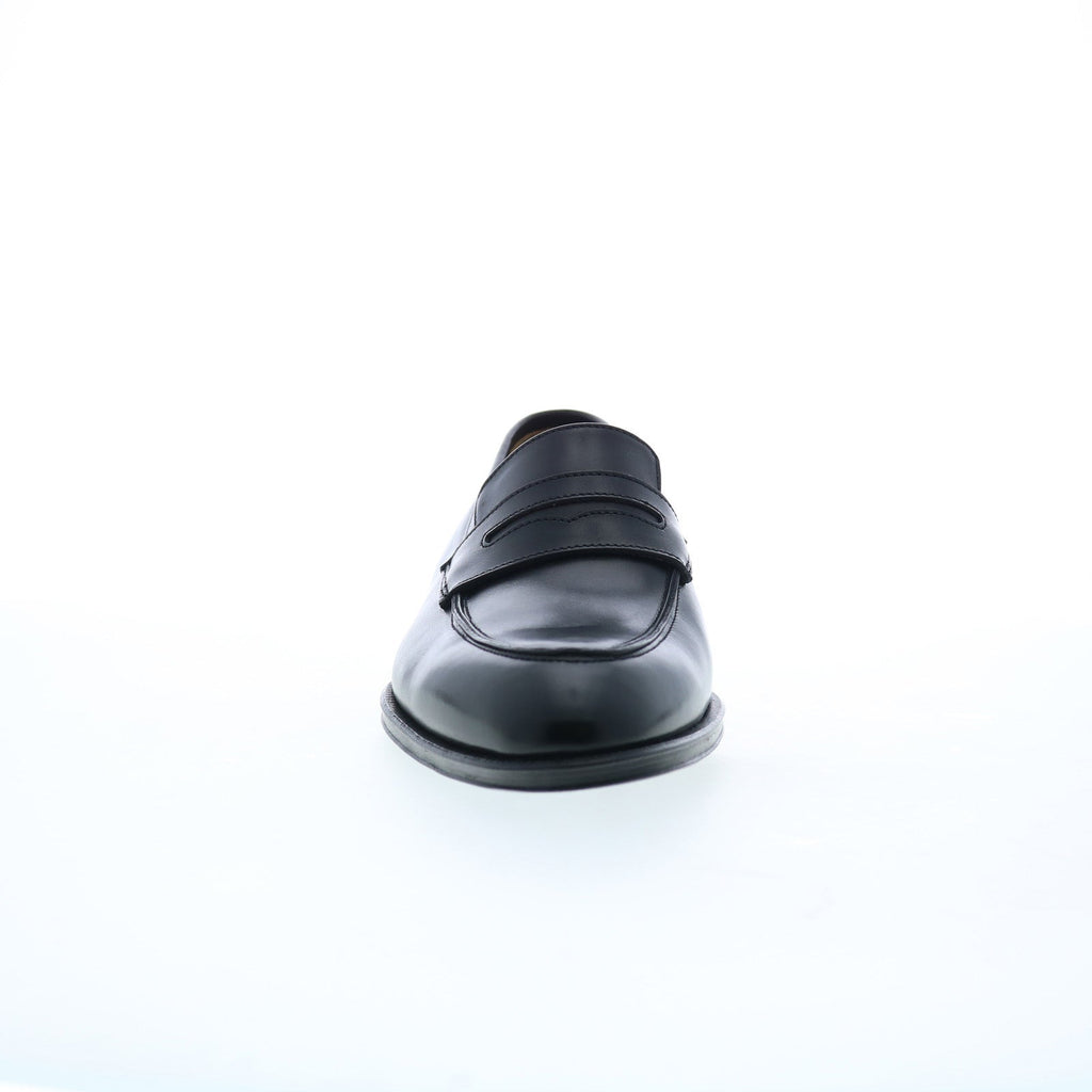 Pastori by Di Bianco Titus Mens Black Leather Loafers & Slip 