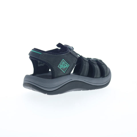 Muck Wanderer WWS100 Womens Gray Suede Slip On Sport Sandals Shoes