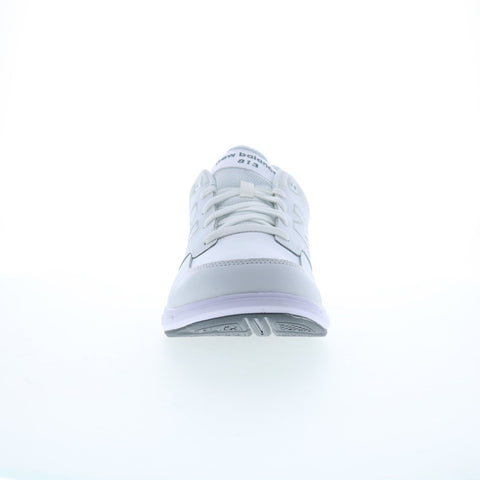 New Balance 813 XMW813WT Mens White Narrow Leather Lifestyle Sneakers Shoes