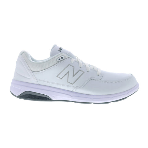 New Balance 813 XMW813WT Mens White Leather Lifestyle Sneakers Shoes