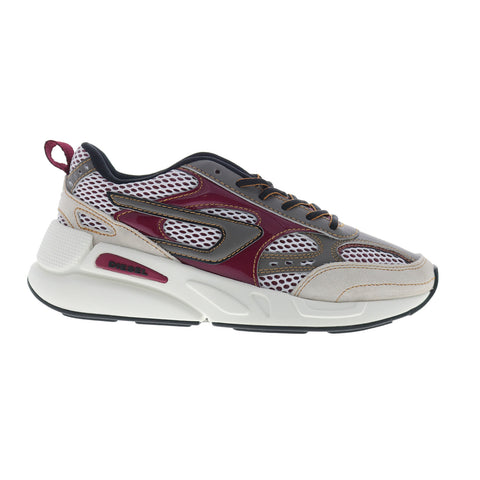 Diesel S-Serendipity Sport X S Mens Red Leather Lifestyle Sneakers Shoes