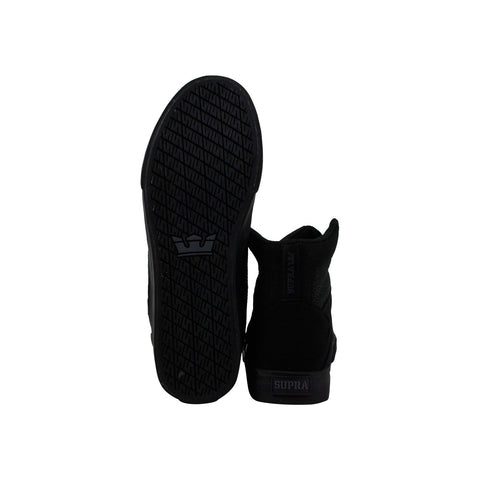 Supra Aluminum 05662-001-M Mens Black Canvas High Top Athletic Surf Skate Shoes