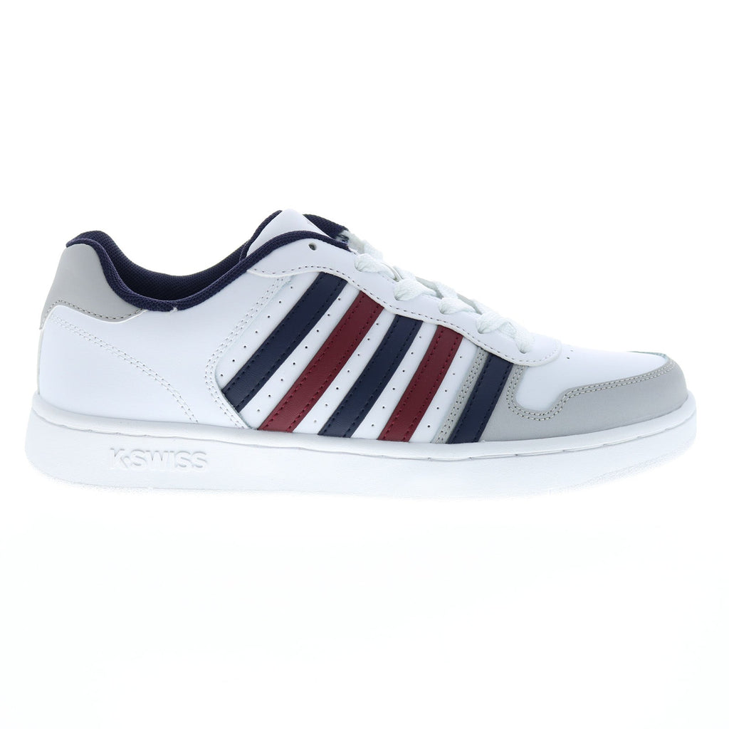 K Swiss Court Palisades 06931 164 M Mens White Leather Lifestyle Sneak
