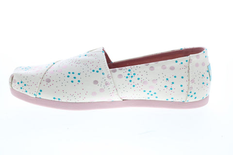 Toms Alpargata 10015672 Womens Beige Canvas Slip On Loafer Flats Shoes