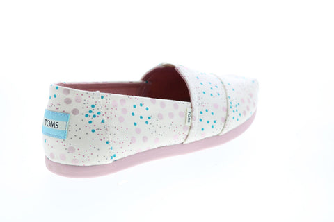 Toms Alpargata 10015672 Womens Beige Canvas Slip On Loafer Flats Shoes