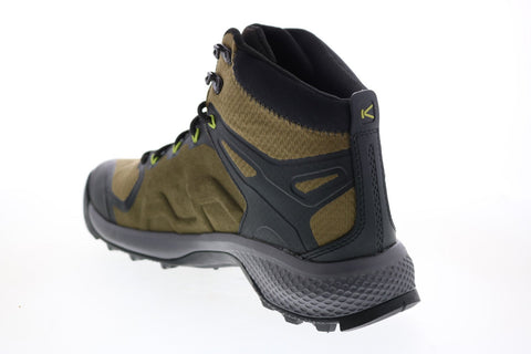 Keen Explore 1022298 Mens Green Synthetic Lace Up Hiking Boots