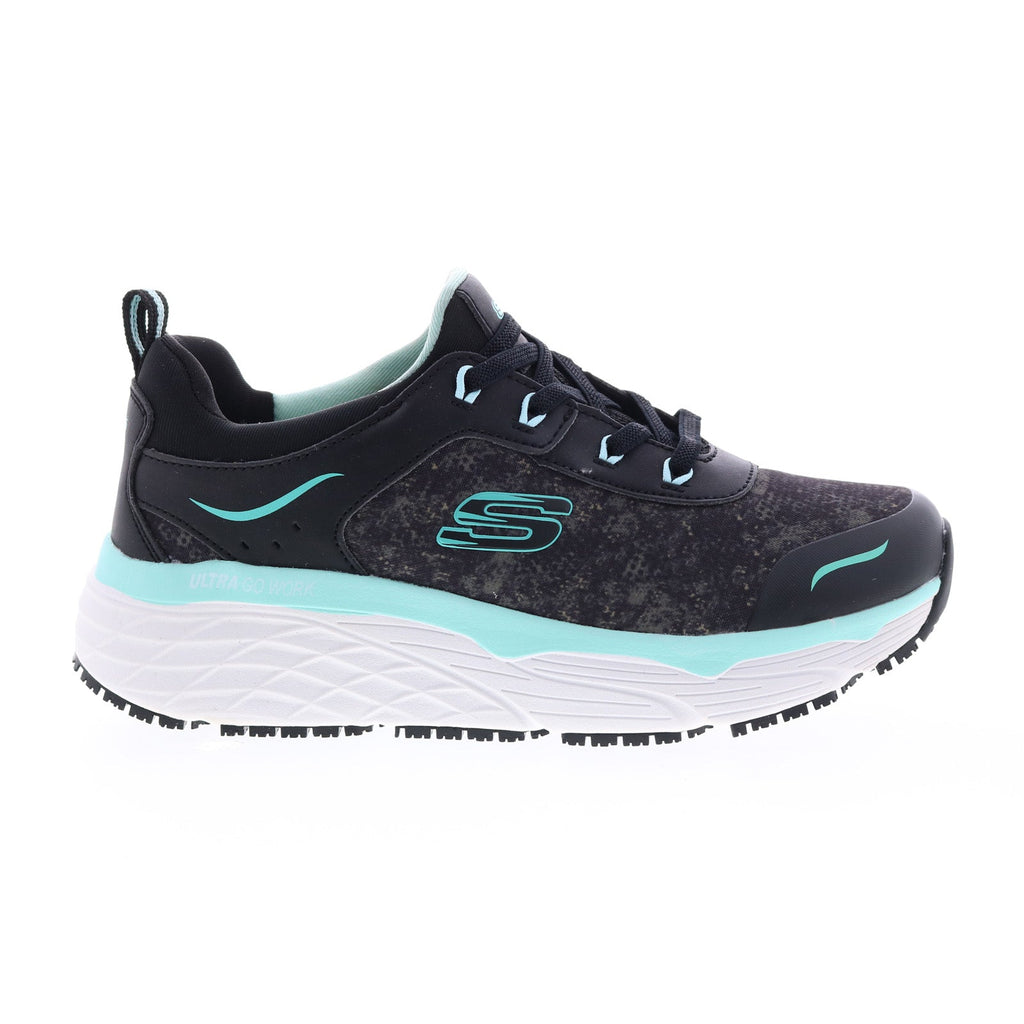 Skechers Work Max Cushioning Elite SR Rastip Womens Black Athletic Sho - Ruze Shoes