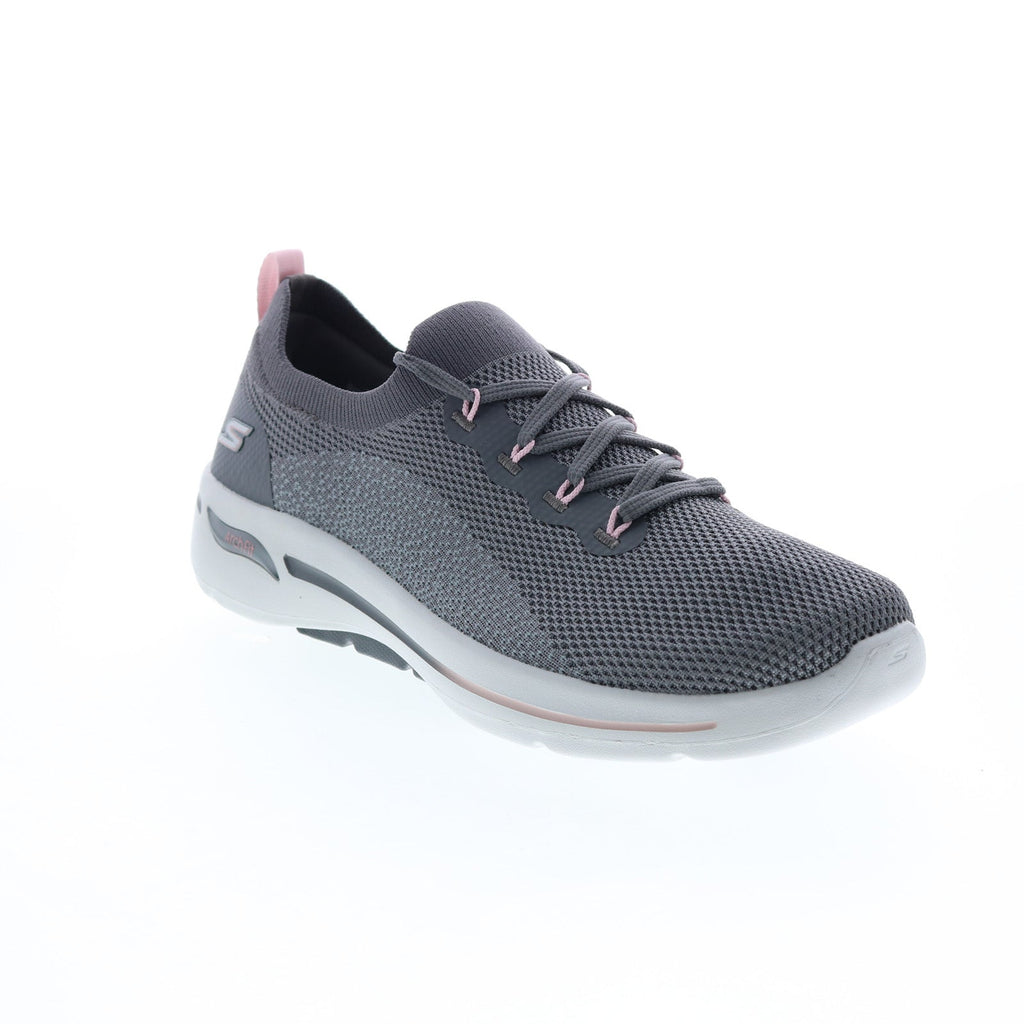 Skechers Go Walk Arch Fit Clancy 124863 Womens Gray Lifestyle
