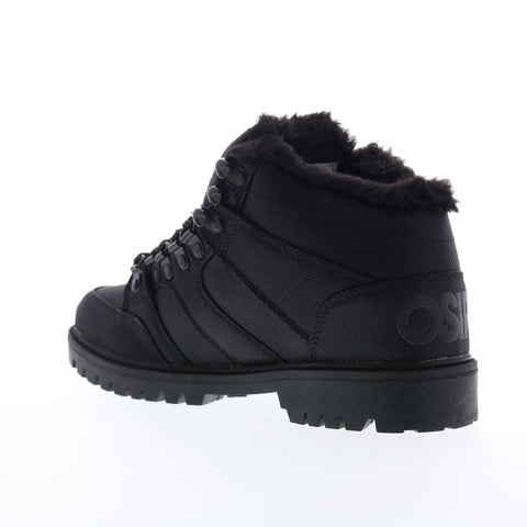 Osiris Convoy Boot 1348 2709 Mens Black Canvas Lace Up Athletic Skate Shoes