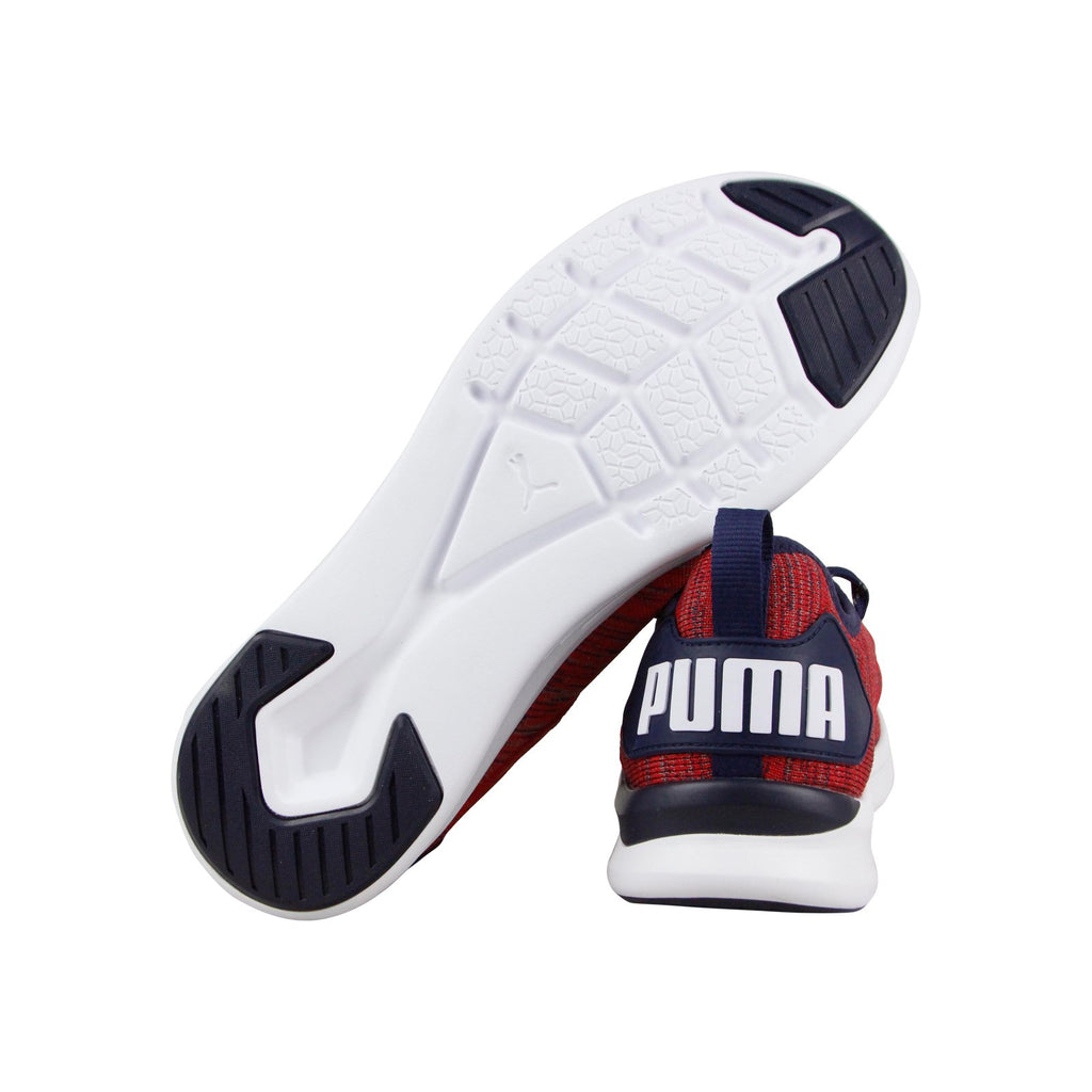 Puma Ignite Flash Evoknit 19050811 Mens Red Canvas Athletic Cross